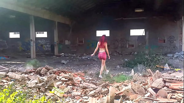 Image Ariel Ortiz gets horny in an abandoned ship, then she puts her whole hand in her pretty pussy.