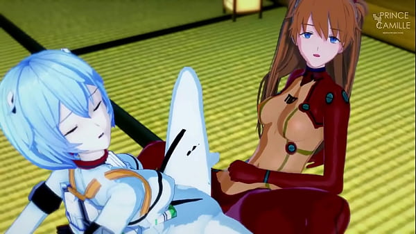 Image Asuka and Rei synchronize their tight and juicy pussies - Evangelion