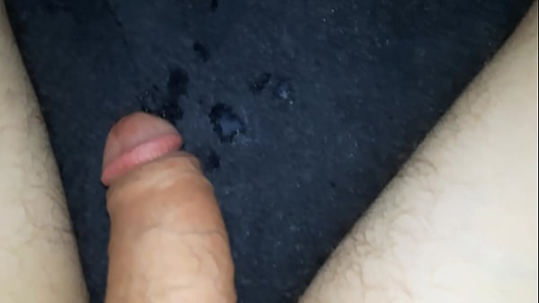 Image Hot guy masturbates his cock and cums hard, moaning softly