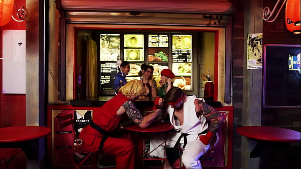 Image Street Fighter Orgy - Girls Get DP & SQUIRT! Steve Rickz, Nicole Doshi, Haley Spades, Chloe Kreams