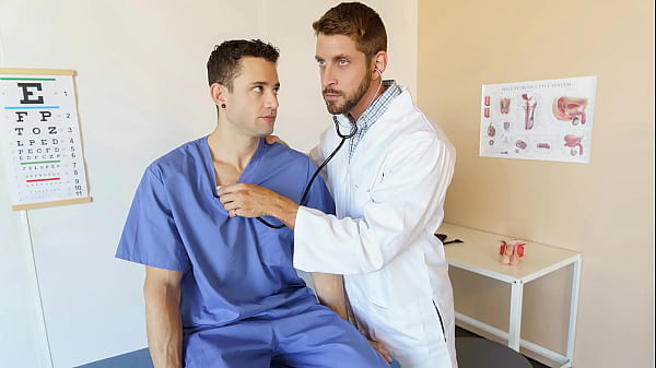 Image The Prostate Check Quickly Becomes a Hot Blowjob and Some Ass Play - Doctorblows