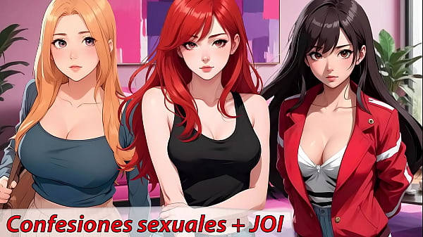 Image Super JOI hentai. Verdad o reto en la pijamada. Instrucciones para paja en espa&ntilde_ol.