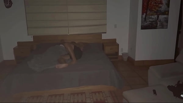 Image Stepfather gets into his stepdaughter's bed at midnight to fuck her while hiding his wife