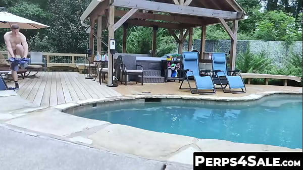 Image Perps4Sale.com - Jax Thirio & Aiden Asher - Aiden Asher and jock Jax Thirio having poolside barebacking
