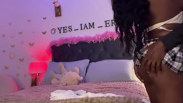 Image Ebony slut milf facefucked by a massive dick