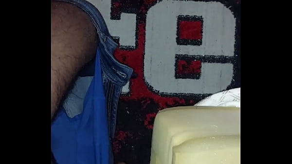 Image I fuck the mattress with a condom and ejaculate sperm