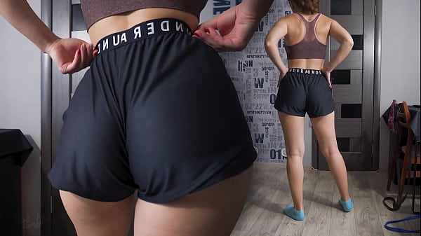 Image Pawg MILF Teasing Her Ass In Sports Under Armor Shorts
