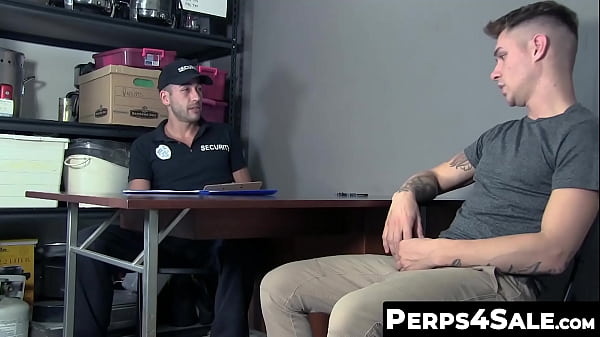 Image Perps4Sale.com - Zak Bishop & Jace - Tattooed stud Zak Bishop dominated horny officer Jace