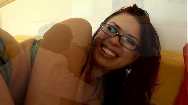 Image Intense Scene with nerdy Eva Angelina