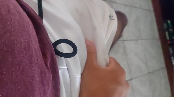 Image massage my cock using white shorts, maybe you can see the head of my cock