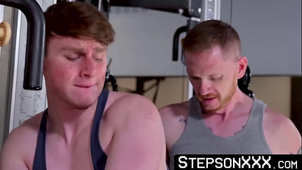 Image StepsonXXX.com - Eric Charming & Brody Kayman - Eric Charming and Brody Kayman engage in a barebacking session at the gym