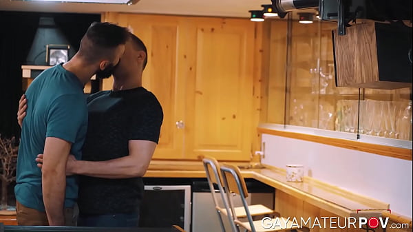 Image Horny bearded John Ander gave his buddy smooth Ethan Chase a deep ass pounding