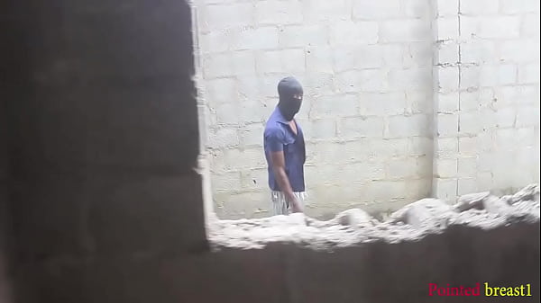 Image Lucky ninja jump an incompleted building block to join in a threesome pussy bang