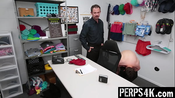 Image The Straight Guy Has to Please the Gay Mall Officer to Get out Of Trouble - Perps4k