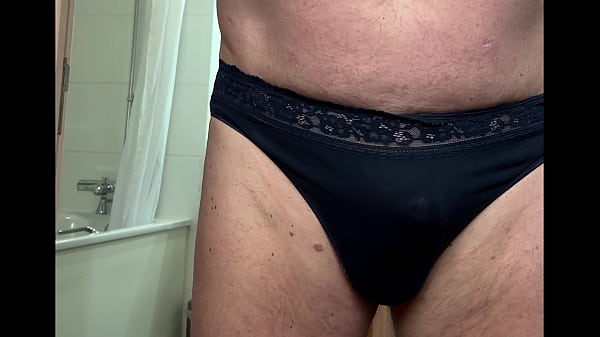 Image Wearing my wife&rsquo_s panties