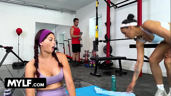 Image Working Out Turns Into a Competition to Fuck Our New Trainer