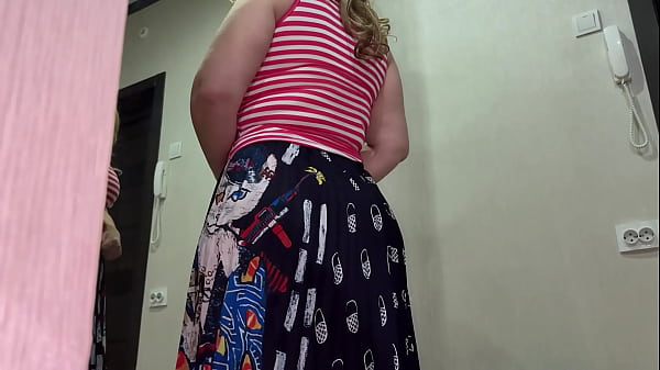 Image I saw my stepmom standing in front of the mirror and took her big ass