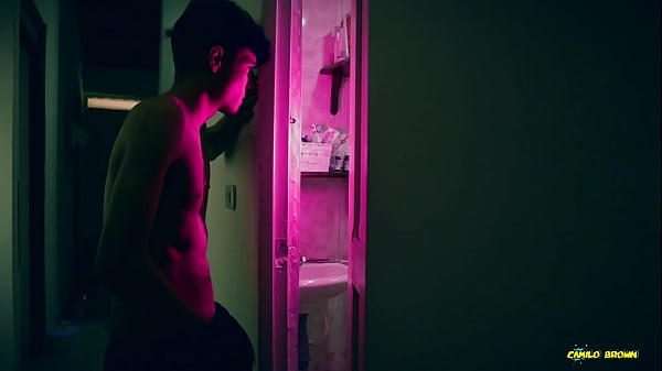Image Camilo Brown Caught Hot Twink Andres ZP Jerking To Him And Invited Him Into The Shower For An Amazing Blowjob