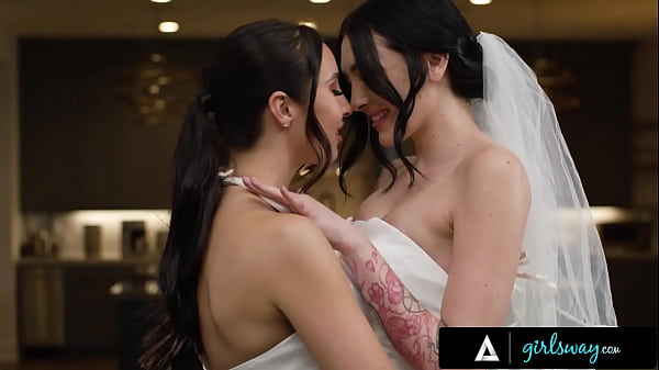 Image GIRLSWAY - Married Beauties Charlotte Sins & Melissa Stratton Reproduce Fantasy Wedding