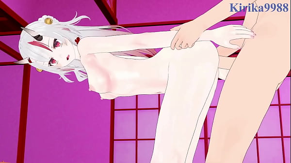 Image Oozora Subaru and Nakiri Ayame intense sex. - Hololive VTuber Hentai