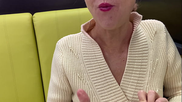 Image Milf public sperm eating .