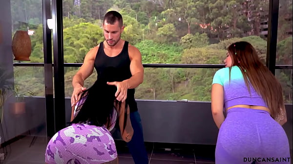 Image Fitness trainer gets two new slutty clients