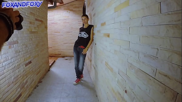 Image Photo shooting turns into the hot sex in a public alley. Outdoor fucking