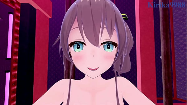 Image Natsuiro Matsuri and Shirakami Fubuki intense sex. - Hololive VTuber POV Hentai