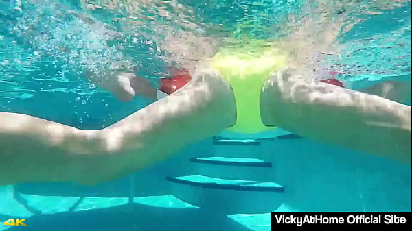 Image Vicky Vette And Rachel Storms Licking Their Pussies At The Pool!