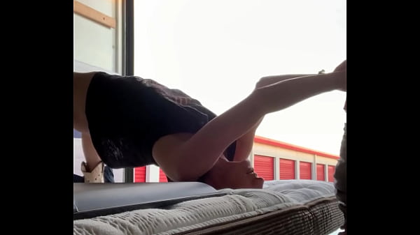 Image Neighbors wife fucks 19yo inside uhaul truck - Upside down dick sucking Public storage unit sperm creampie