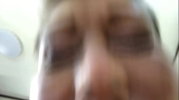 Image Mature Russian bitch sucks cock and masturbates in close-up...