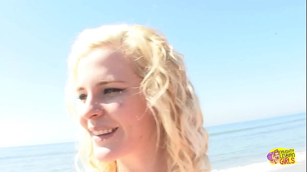 Image After the beach these two beautiful and fuckable lesbian bimbos fingered each others shaved pussies