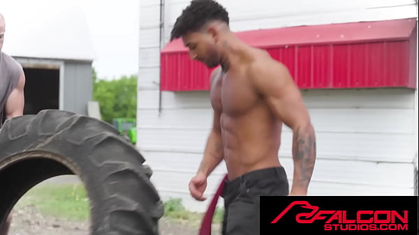 Image FalconStudios - Hot Jock Takes Tractor Tire Challenge And Barebacks A Tight Ass