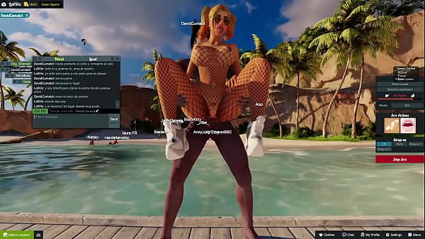 Image 3dxchat | LoliVix disfrutando del sol en la playa | noche 10: 3 chicos