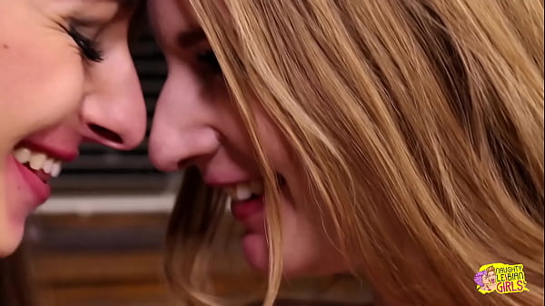 Image These two skinny ass bitches are fingering each others pink tacos and share loud kisses