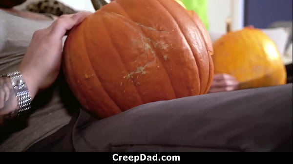 Image Stepson Getting Pumpkin Surprise from His Naughty Daddy - Creepdad