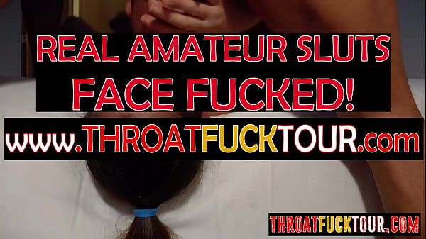 Image Hot Latina teen gives a perfect blowjob and experienced rough face fuck