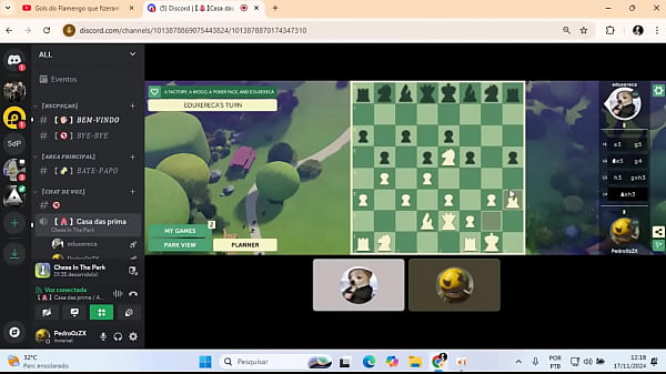 Image Fudendo meu amigo em uma partida de xadrez