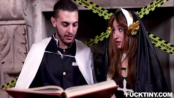 Image Halloween Horror: An Unexpected Encounter Leads to a Shocking and Intense Virgin Sacrifice Between a Stepfather and His Stepdaughter