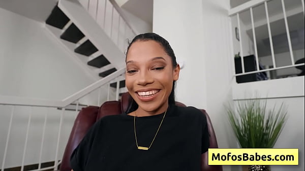 Image Hot busty ebony girl suck fat white dick and big balls pov style - Eden West, Charles Dera