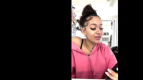 Image Her Blind-Reaction to How I Jerk Off! I think She Finds it odd, but Tolerable.