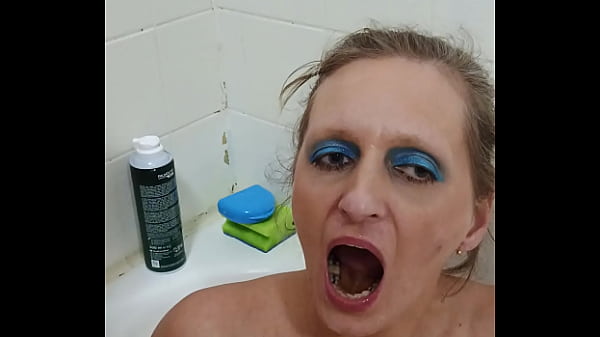 Image German Prostitute Whore Milf Sandra Drinking urine and gets facefuck deepthroat and cumshot