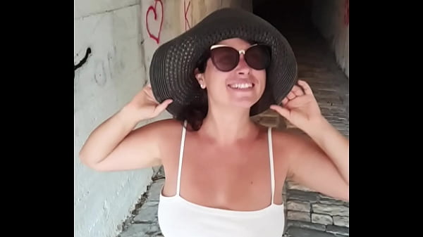 Image Public Tease and Blowjob from hot StepMom
