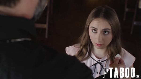 Image Confession of Desire: Belle (Penelope Kay) Approaches Priest Tommy to Confess Her Sexual Desires