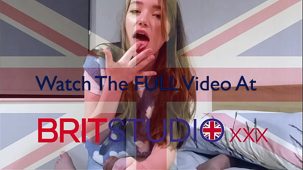 Image Brit Teen Gives an Oily Handjob
