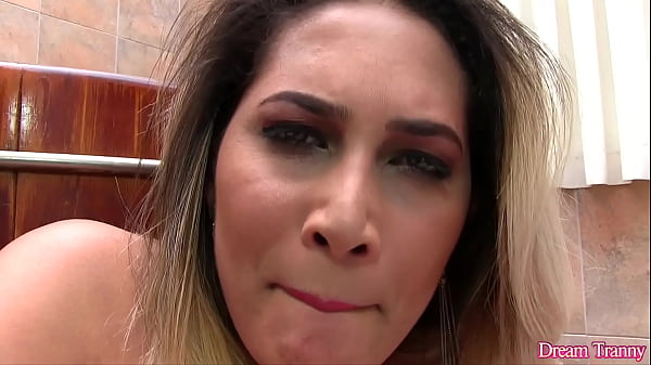 Image Tranny Bella Atrix Stuffs a Dildo in Her Ass While Jerking Off