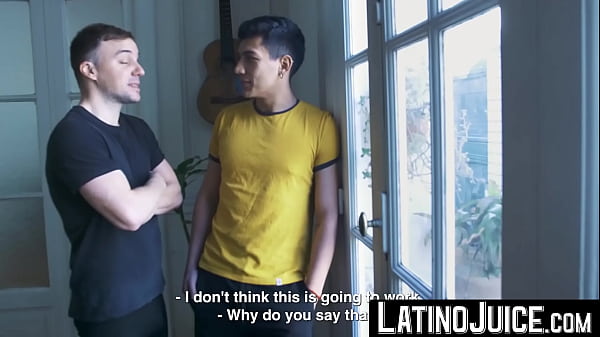 Image LatinoJuice.com - Jonas Matt & Felipe - Stud homo Jonas Matt wanks dick while riding twink Felipe