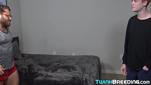 Image TwinkBreeding.com - Inked old man Riley bent over for Connor Taylor