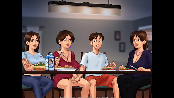 Image Summertime Saga ep 44 - Milf brigando pela minha Pica por Baixo da Mesa