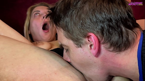 Image A Wet Tongue Fuck for Her Spread Pussy Is the Best Holiday Gift for a Hot MILF